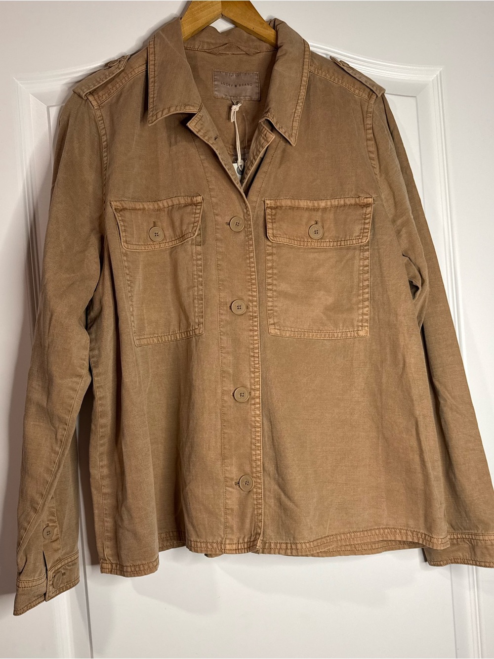 Lucky Brand Women’s Shacket in Tan